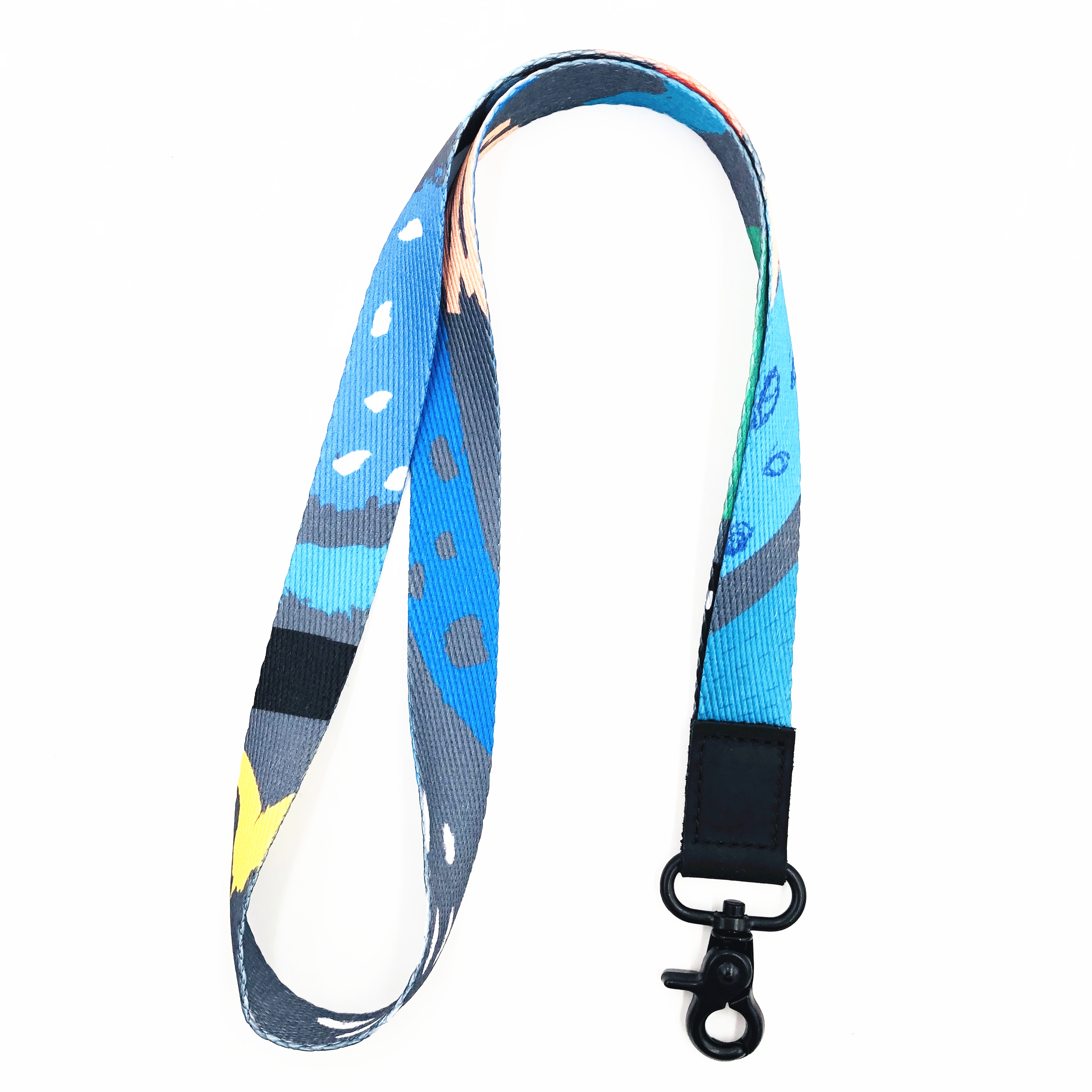 High Quality Floral Printing Lanyard - Durable and Premium Quality Key Lanyard for Women with ID Badge Holders – Bison