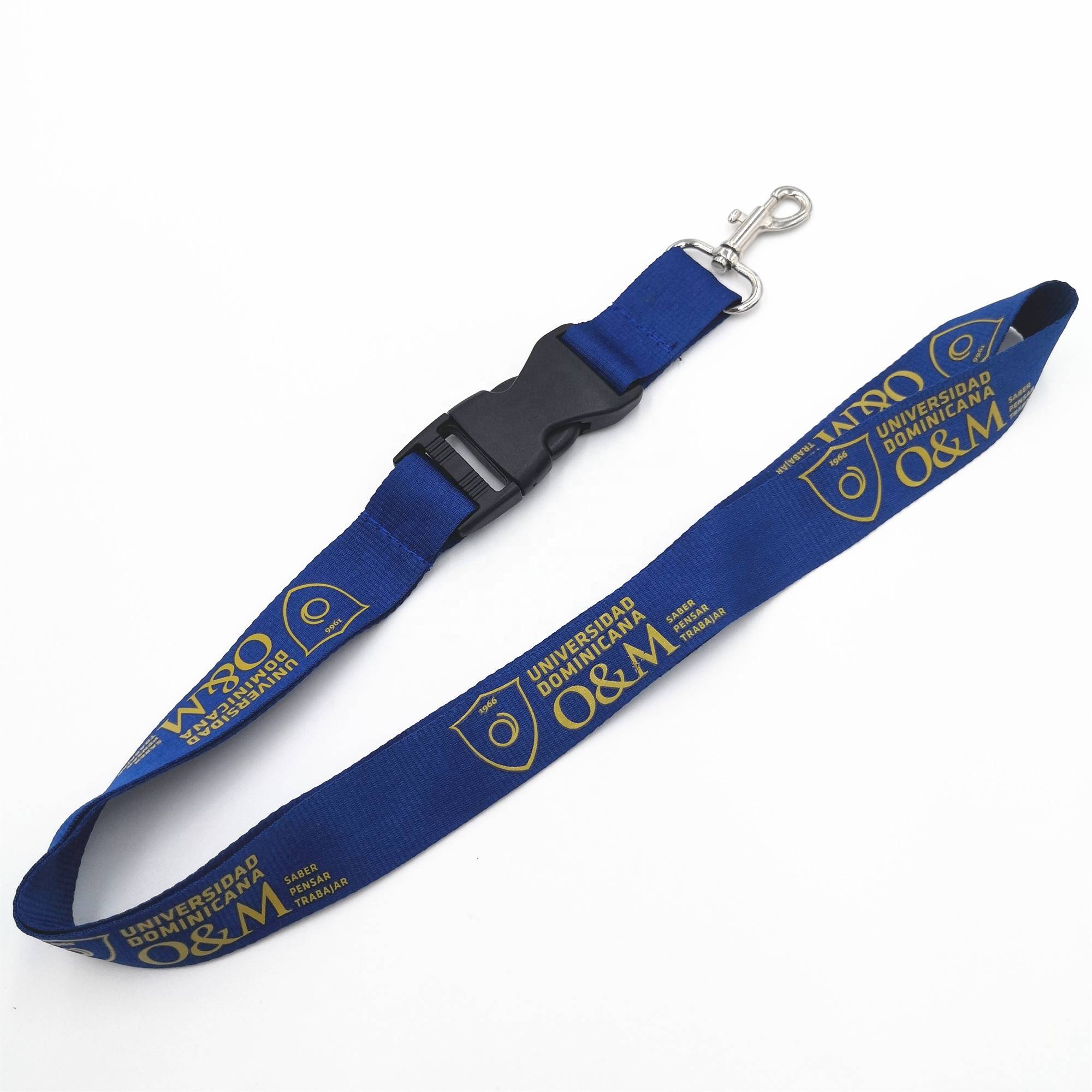 High Quality Floral Printing Lanyard - Good presentation polyester dog hook lanyard with company information – Bison