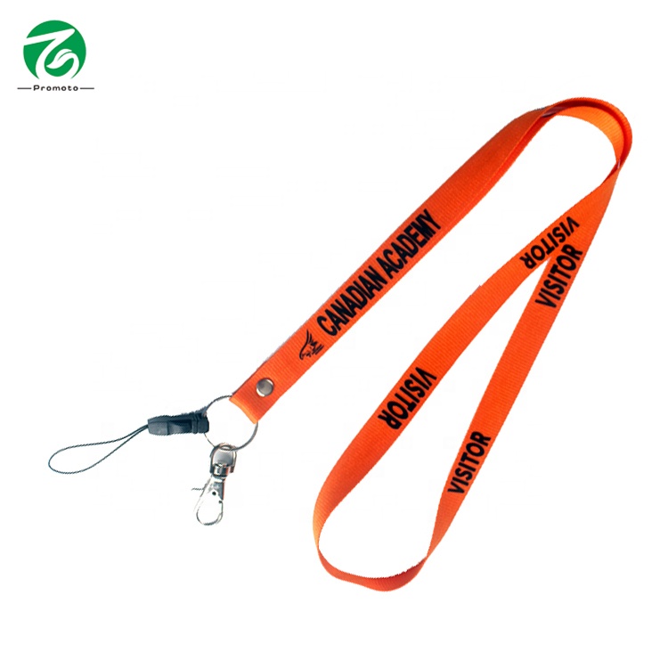 China Cheap price Sublimation Printing Lanyard – Leather lanyards with your logo / fashion mobile phone leather lanyard – Bison