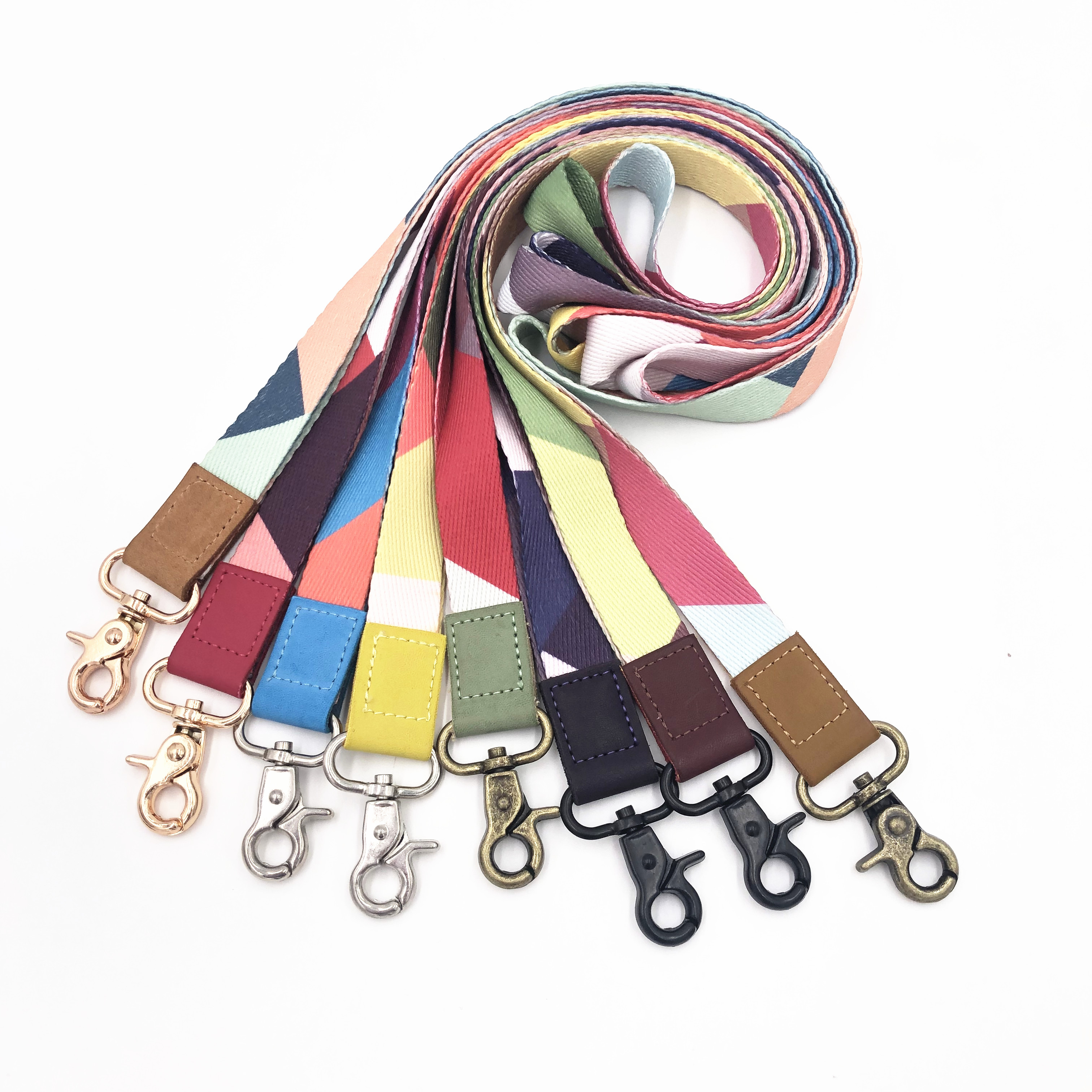 Thick Polyester Fashion Durable Heat Transfer Sublimation Custom Lanyard