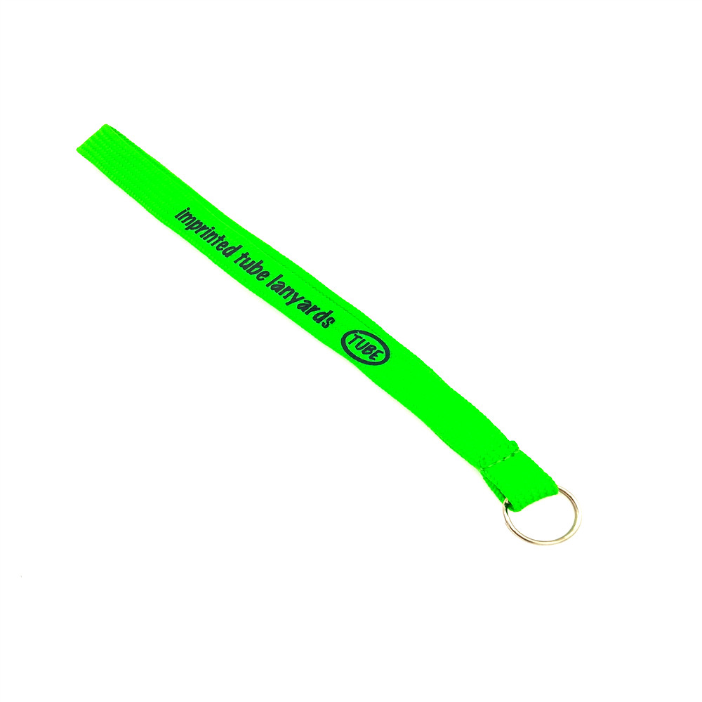 2020 wholesale price Lanyards With Logo Custom Short – Bright Color Short Tube Polyester Lanyard With Customized Logo – Bison