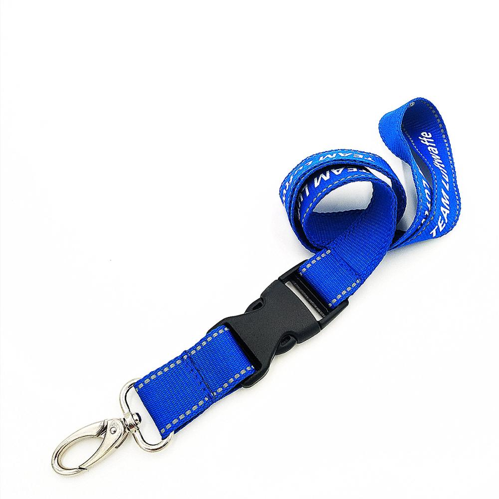 High Quality Floral Printing Lanyard - China Wholesale Products Blue Air Retractable Lanyard With Custom Logo – Bison