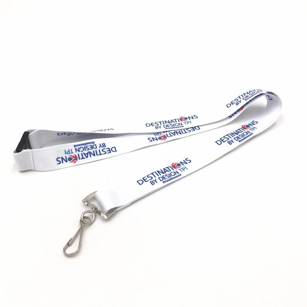 China Cheap price Sublimation Printing Lanyard – Sublimation polyester lanyard customized with swivel hook – Bison