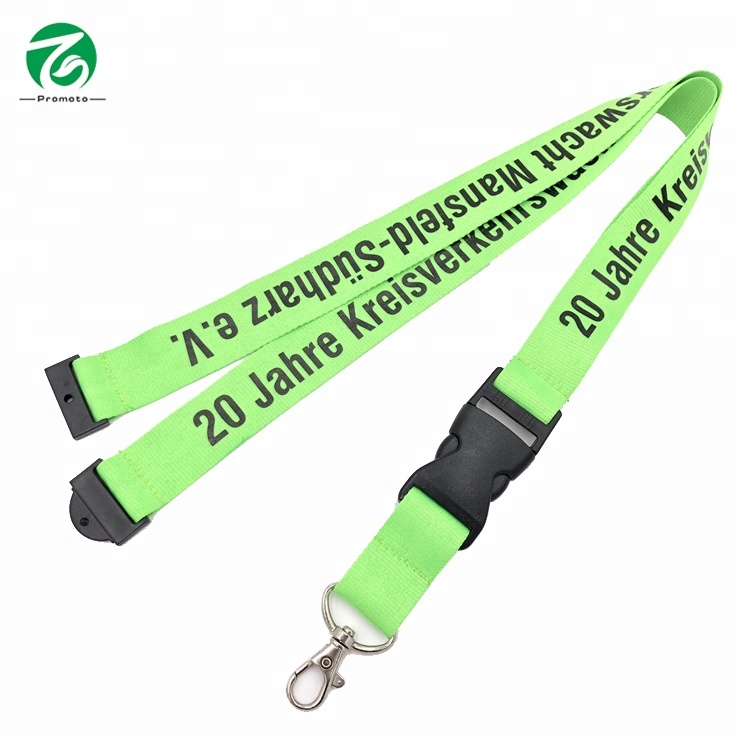 China Cheap price Sublimation Printing Lanyard – fashion cute mobile phone lanyard with plastic buckle neck strap – Bison