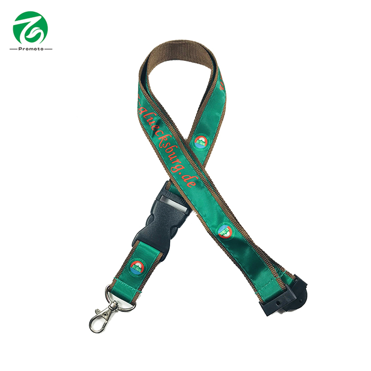 China wholesale Printing Machine For Lanyard - Cheap Ultra Strong 2-Sided Vertical Satin Face Lanyard – Bison