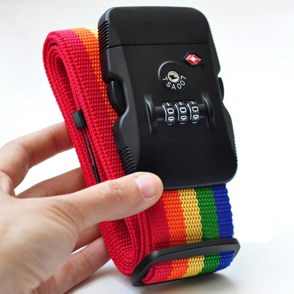 PP belt/tsa custom luggage strap/colorful luggage strap