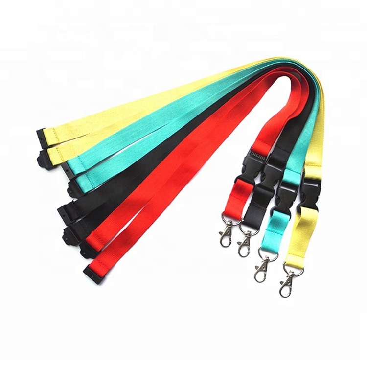 lanyard with adjustable buckle and safety buckle
