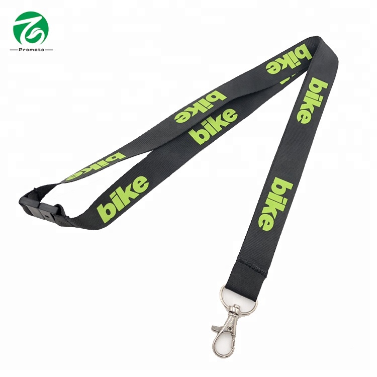 China wholesale Printing Machine For Lanyard - BLACK Lanyard Neck Cell Phone Key Chain Strap Quick Release – Bison