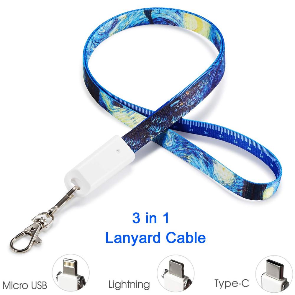 Factory Promotional Mermaid Lanyard - New coming free logo usb charger lanyards for mobile phone – Bison