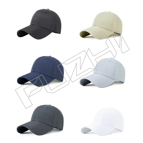 2024 high quality custom logo water proof running baseball sport caps nylon 6 panel caps and hats waterproof Caps