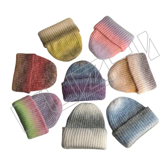 New arrival high quality knitting winter wool beanie hat customized logo