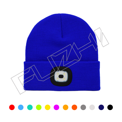 Customize winter LED knitted beanie