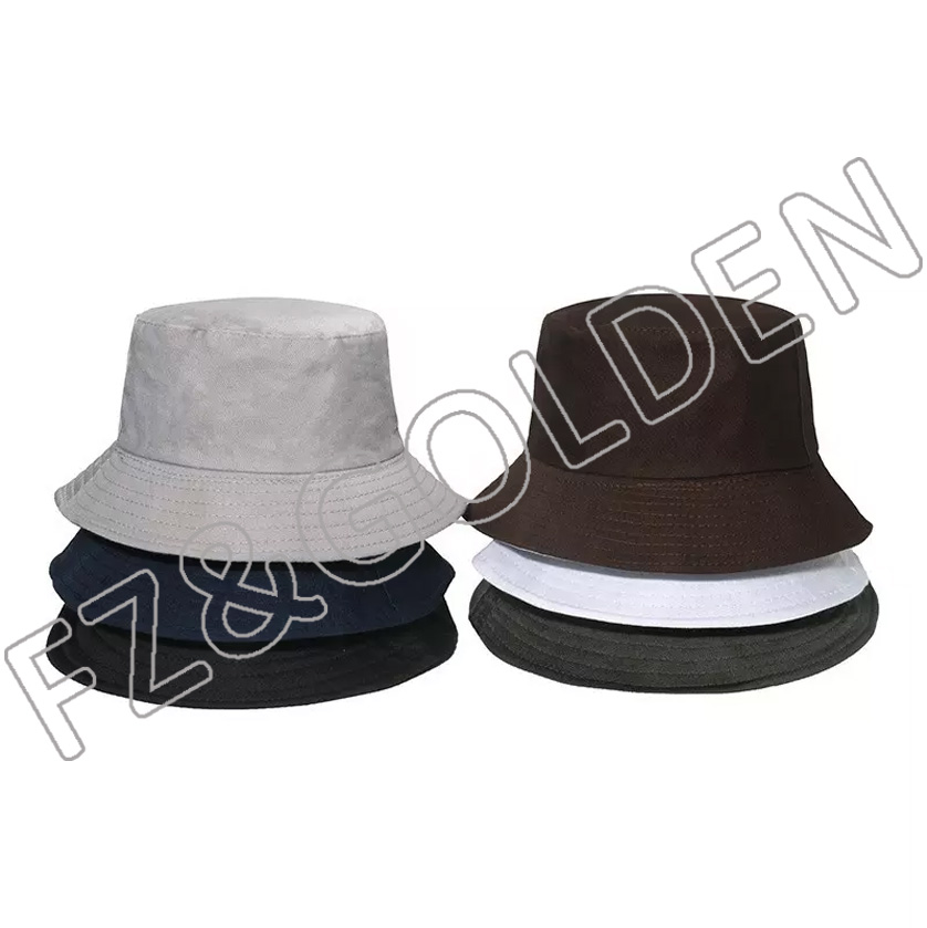 Best-Selling Custom Winter Hat Factory –  2022 LOW MOQ summer muti colors available good quality amazon hot selling plain wholesale cotton fisherman bucket hat  – FUZHI