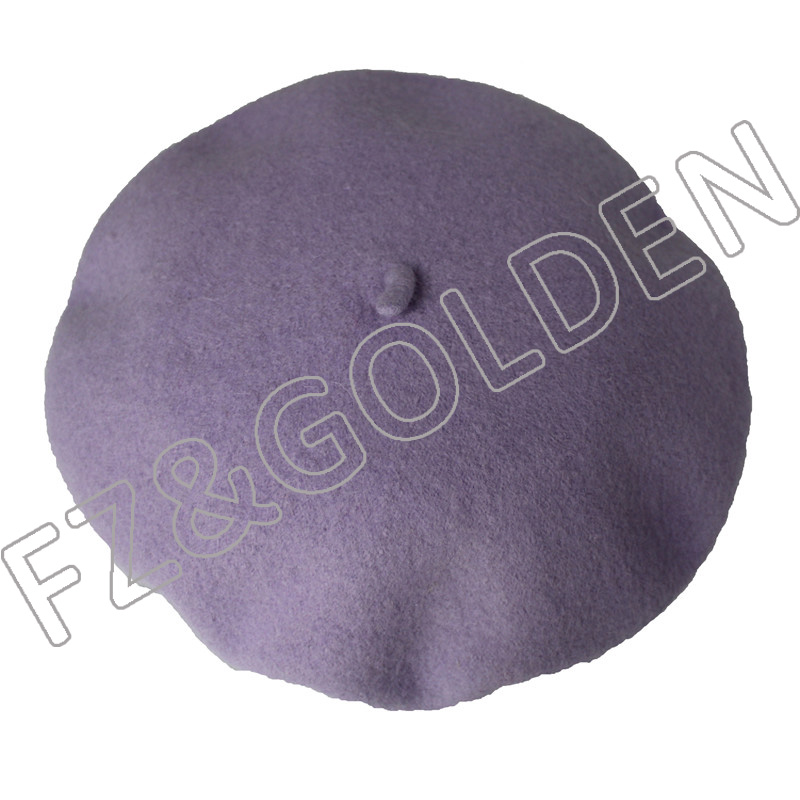 Export Fitted Baseball Caps –  Winter Warm  Colorful Wool Berets  – FUZHI