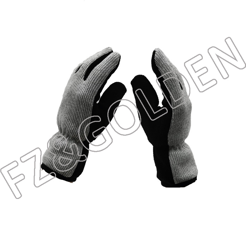 Wholesale Cotton Glove Suppliers –  Reflective Knitted Adult Glove  – FUZHI