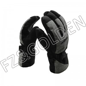 Wholesale Oven Gloves Manufacturer –  Waterproof & Windproof Winter Skiing Gloves   – FUZHI