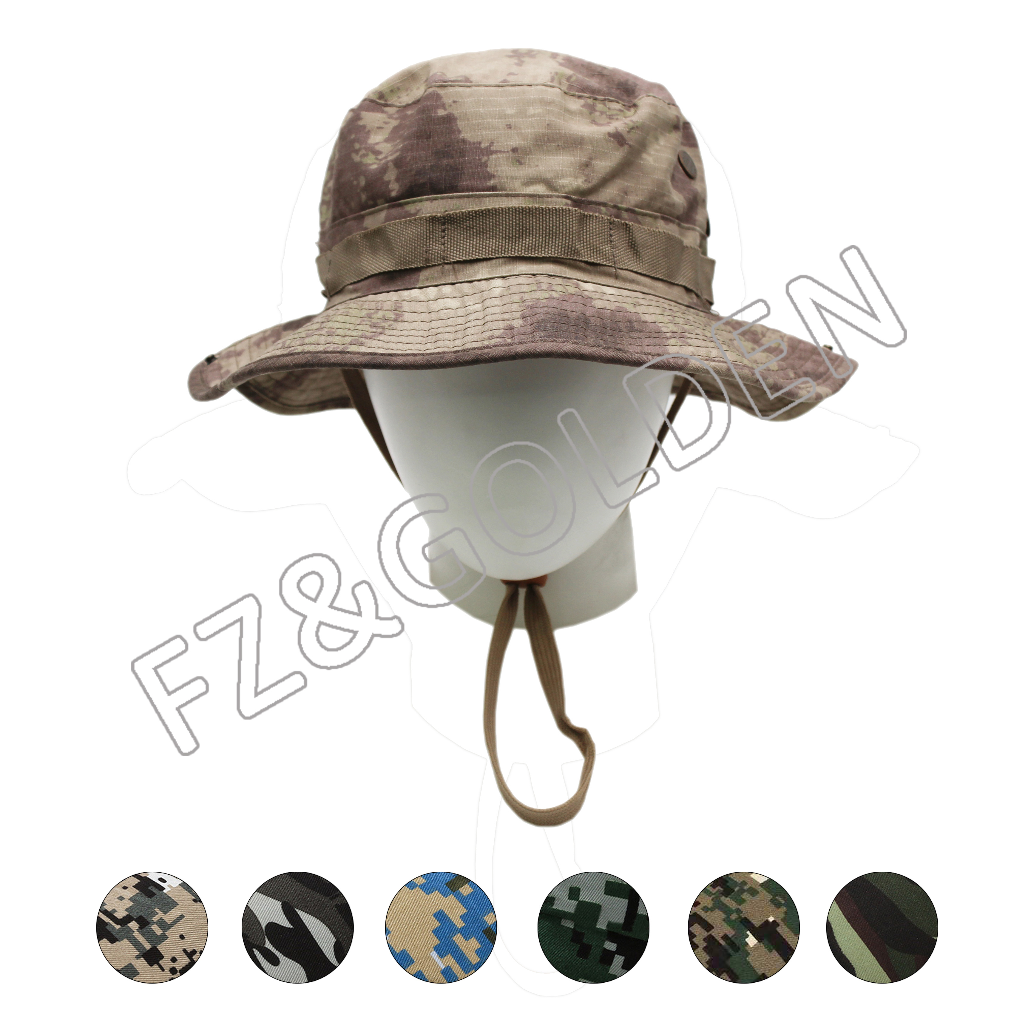 Export Packable Hat Manufacturer –  Custom Camo Camouflage Hat  – FUZHI