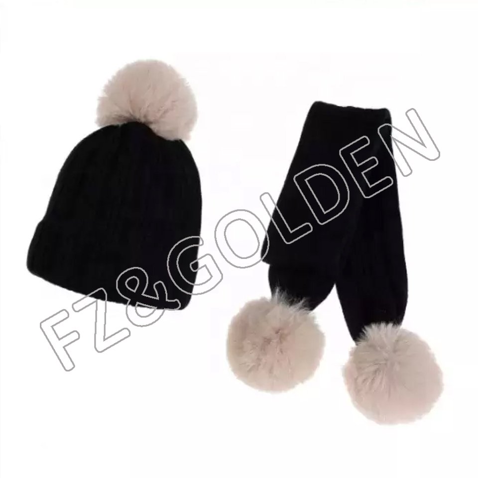 High-Quality Fashion Scarf Suppliers –  Autumn and winter boys girls can keep warm protect themselves against the cold kids hats and scarfs winter  – FUZHI
