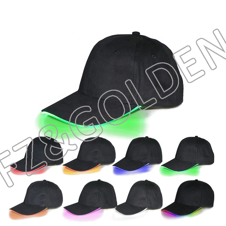 Discount Wool Baseball Cap –  Men’s kids led lighted baseball caps and hats  – FUZHI