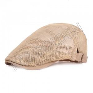 High-Quality Custom Hat –  Men’s Mesh Breathable Summer Beret for Driving Hunting  – FUZHI