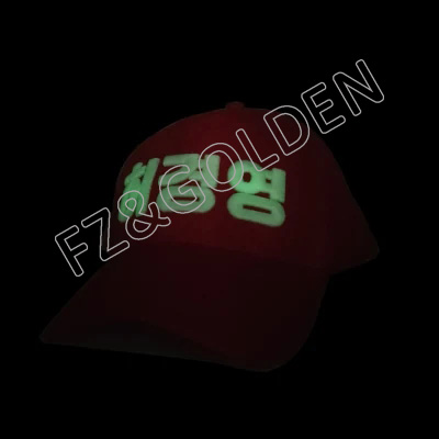 Best-Selling Custom Baseball Cap Manufacturer –  New Arrival Glow in The Dark Baseball Hat Cap  – FUZHI
