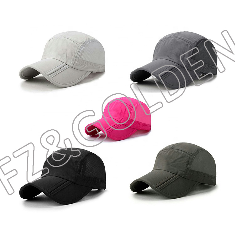 High-Quality Bike Cap Suppliers –  Custom own logo polo hat foldable baseball cap  – FUZHI