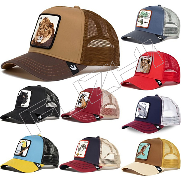 Wholesale Hip Hop Breathable Mesh Men Trucker Hat Duck Anime Cartoon Baseball Sports Caps Goo-rin Bros Caps
