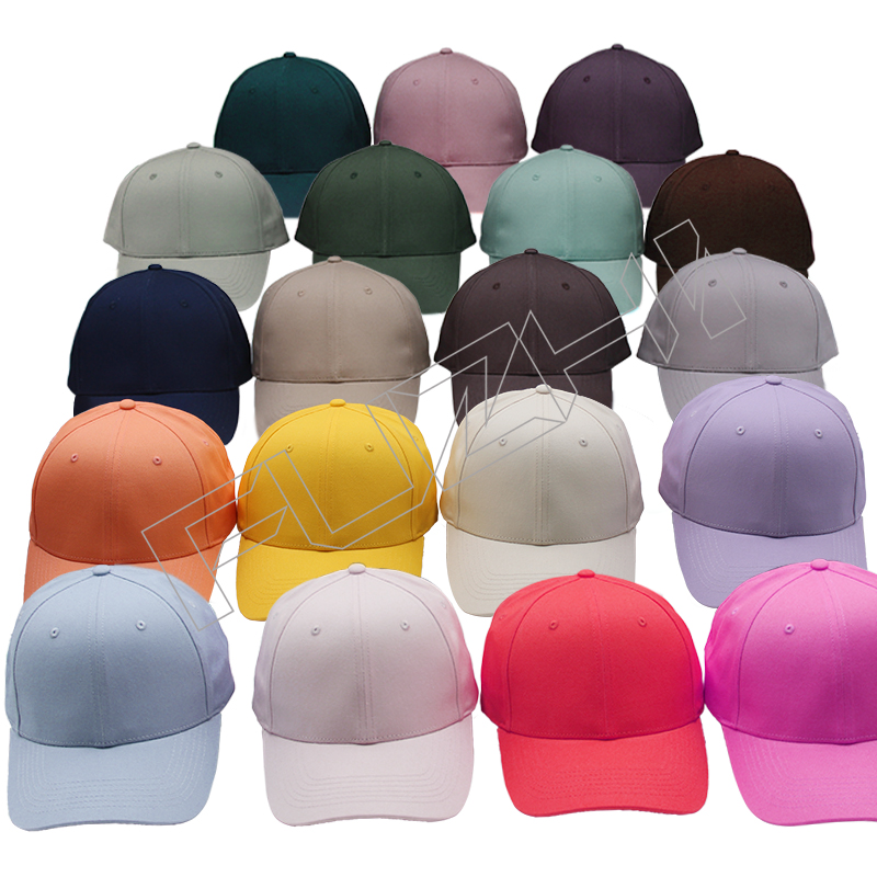 Customize unisex color 6 panel cotton sports baseball cap