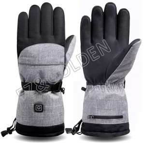Cheapest Oven Gloves –  New arrival winter battery rechargeable waterproof outdoor sports powered warm heated ski winter gloves  – FUZHI