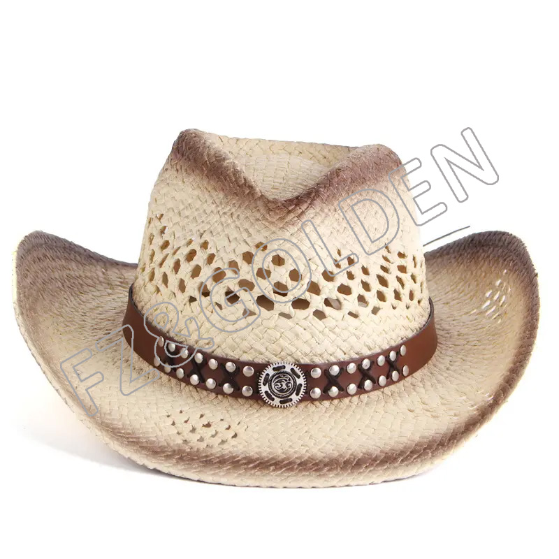 2022 new hot lady travel outdoor sun protect beach cowboy straw hats western pink cowgirl hat