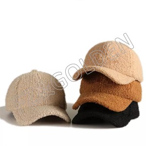 Wholesale Mens Cap Manufacturer –  new arrival cashmere baseball cap hat  – FUZHI