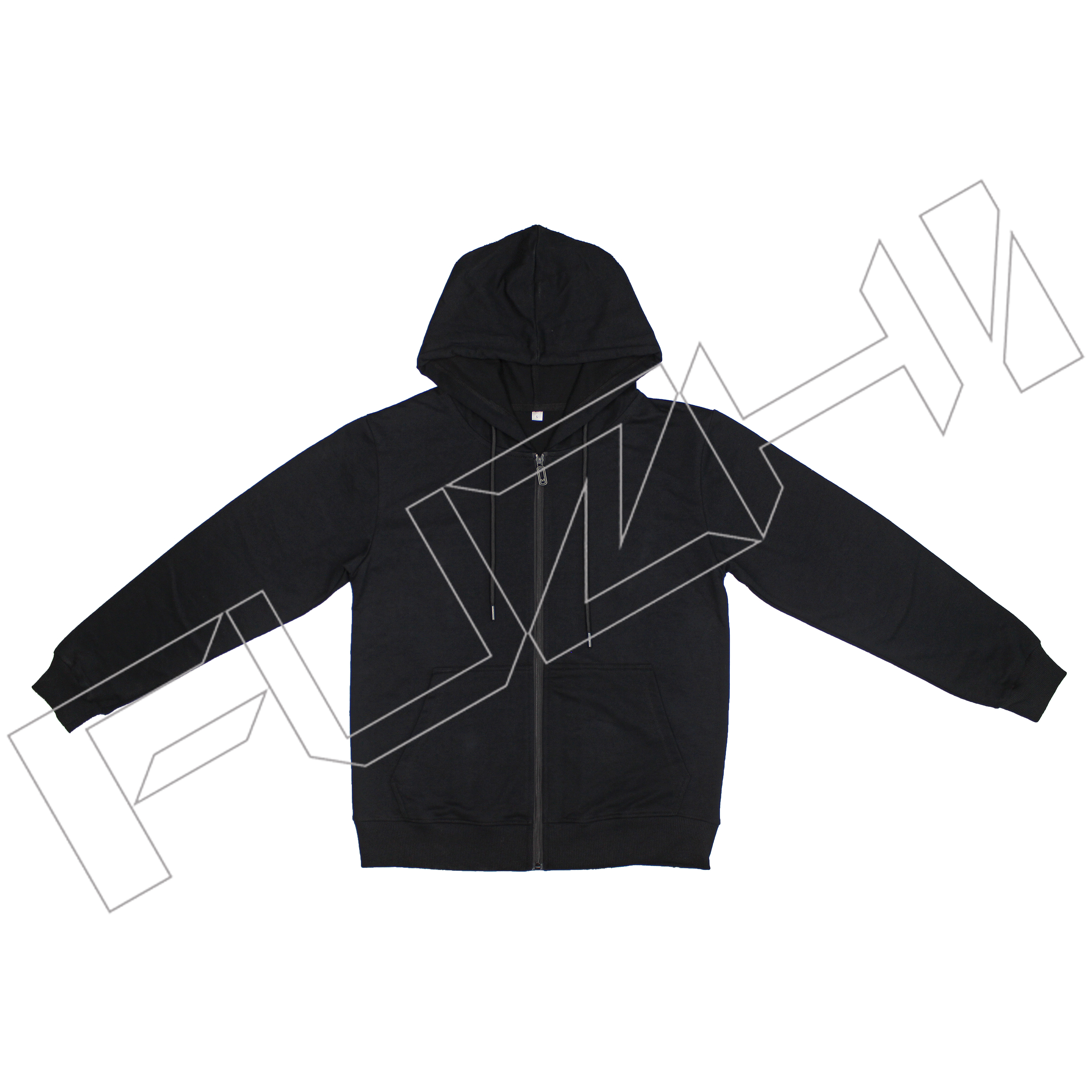 swearshirt with hoody with zipper