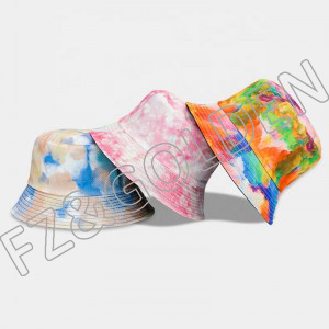 China Fur Bucket Hat Manufacturers –  Custom Girls Print Bucket Hats  – FUZHI
