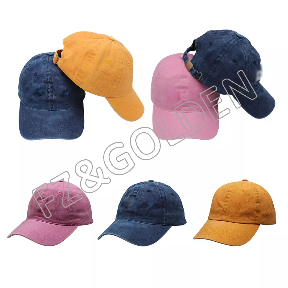 New arrival custom classic washed distressed dad hats baseball