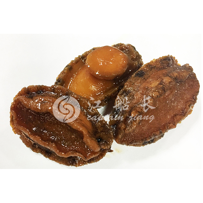 FROZEN COOKED MARINATED ABALONE MEAT remove shell and viscera, seasoned, ready to eat