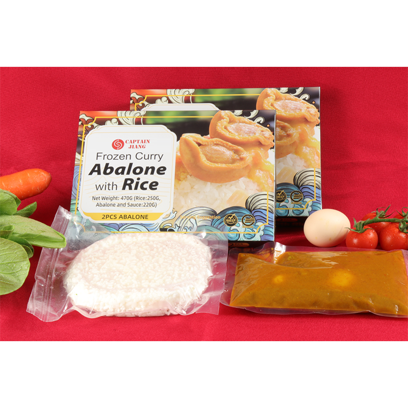 Frozen Curry Abalone with Rice nutrition, health and quickness, prepared dishes