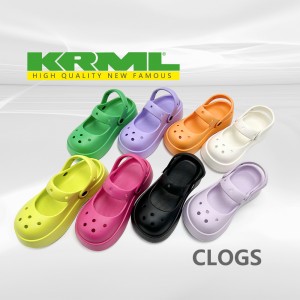 Mary Jane Crocs big head bag head thick sole non-slip summer lovely lady slippers