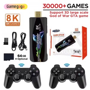 X3 PLUS Game stick 30000+ games support 3D large scale God of War GTA game