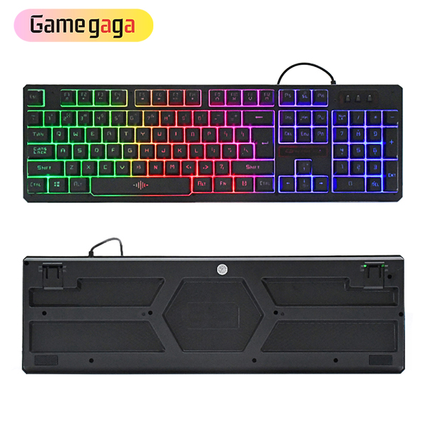 OEM K13 USB Wired Rainbow Backlight USB Gaming Keyboard and Mouse combos Sets