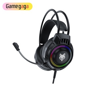 XYH66 LED Gaming Headset With lights For PC 3.5 mm Gaming earphone Wired Gamer Headphone For ps4 phone