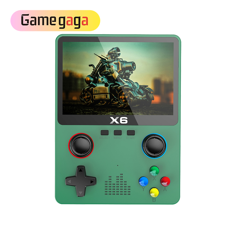 X6 Portable Handheld Game Player 3.5 Inch Screen 32/64GB  Classic Retro Video Gaming Console