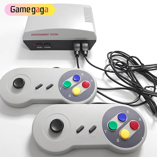 Retro Game Consoles AV Output Built-in 2000 Retro Video Game with Double Wired Controllers