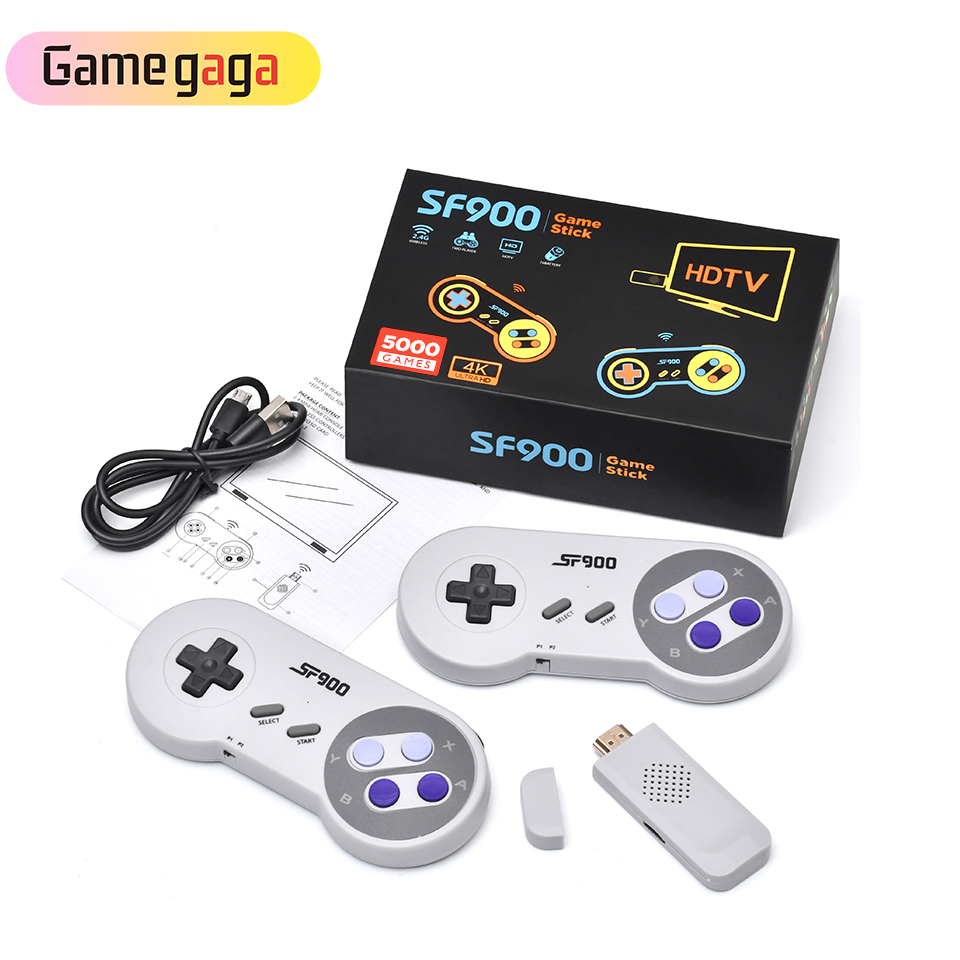 Dropship SF900 Retro Game Console HD Video Game Stick With 1500 Games For  SNES Wireless Controller 16 Bit Consolas De Videojuegos For NES to Sell  Online at a Lower Price