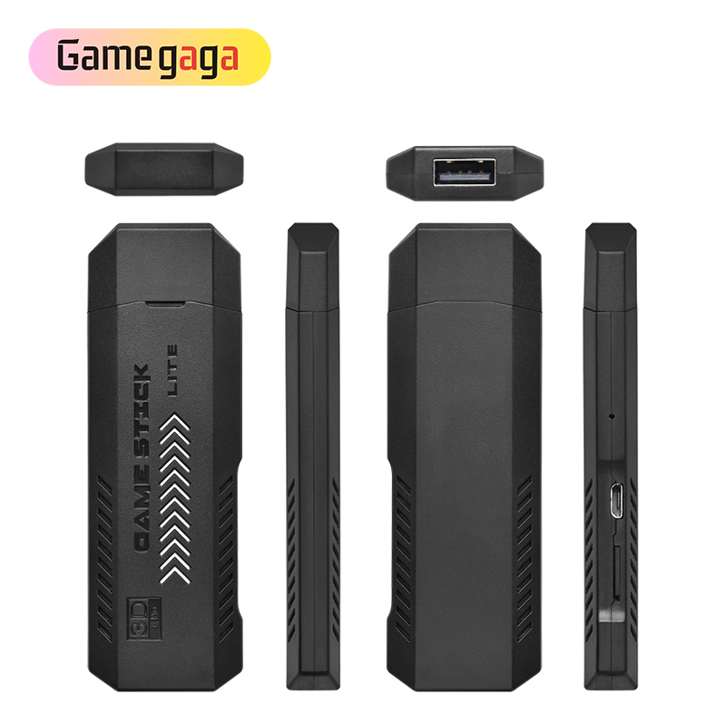 Game Stick 128GB 4k GD10 40000 Games Portable Wireless Controllor  Dropshipping 40 Simuators Retro Video Game