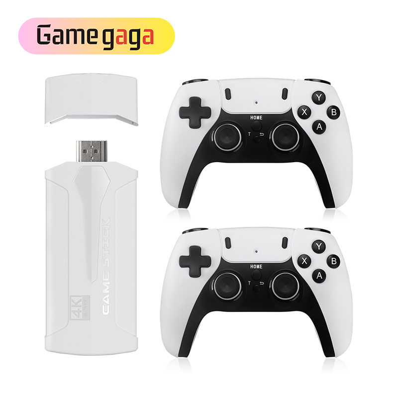 M8 Plus Game Console 64GB Built in 20000+ Games Gaming Player 2.4G Wireless Support HD 4K Video Game Stick For PS1/N64