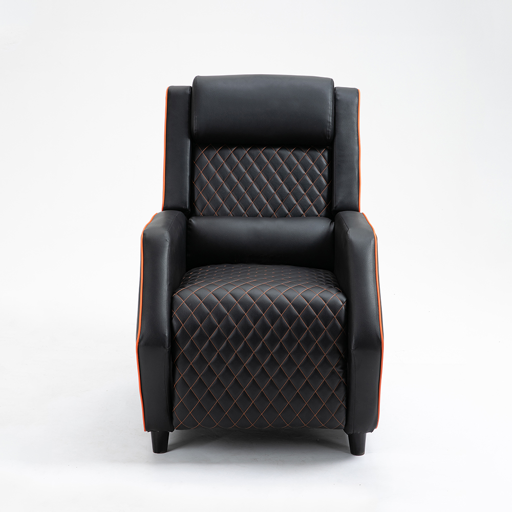 Ergonomic PU Leather Reclining Single Gaming Sofa Chair Gamer with Legrest Featured Image
