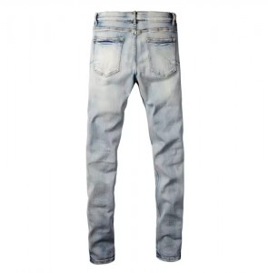 100%cotton washed skinny men’s denim jeans