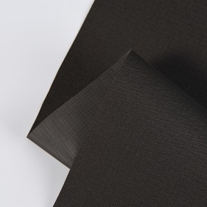 China Factory Custom Durable Black 250D*250D 100%Polyester PVC Coated 4mm Ripstop Oxford Fabric Material