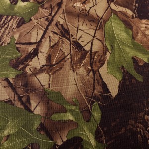 Wholesale Custom Printing Tree Camo Waterproof 600d PU 1000mm Coated Polyester Oxford Fabric for outdoor backpacks and tents