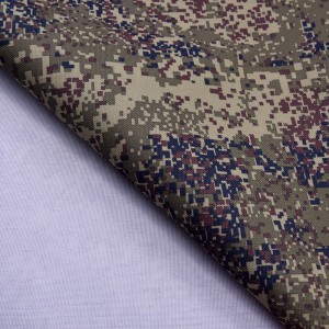 Factory Digital camouflage Printing Waterproof 600D PU Coated 100%polyester Oxford Fabric